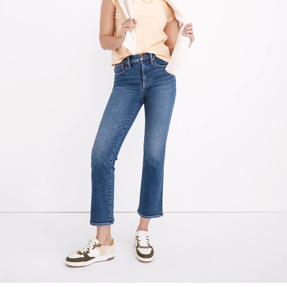 NEW Madewell Cali Demi Boot Jeans 25
